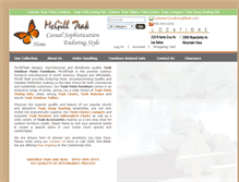 Tablet Screenshot of mcgillteak.com